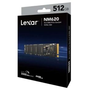 Lexar 512GB LNM620 M.2 PCIe Gen 3*4 NVMe 2280 Internal SSD – LNM620X512G-RNNNG