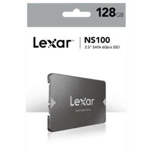 Lexar 128GB NS100 SATA III 2.5″ Internal SSD (LNS100-128RBNA)