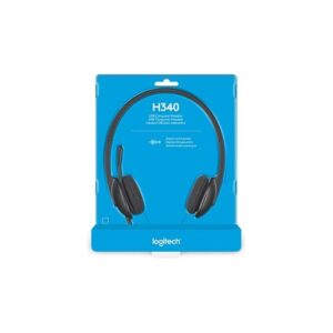 Logitech H340 USB Headset Stereo with Noise-Cancelling Mic