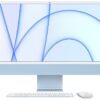 Apple iMac - M3 Chip 8 core CPU - 10 Core GPU, 24" Retina Display 4.5K, 8GB RAM, 256GB SSD, MacOS Sonoma 14, Blue,