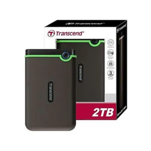 TRANSCEND 2 TB HARD DRIVE STOREJET 25M3 EXTERNAL, USB 3.1 Grey(TS2TSJ25M3)