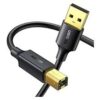 Ugreen 1.5m USB 2.0 AM to BM Printer Cable (Black) - US135