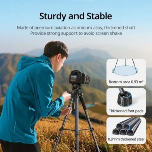 Ugreen LP661 Professional Tripod for Phone and Camera