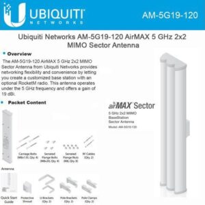 Ubiquiti airMAX AM-5G19-120 Sector Antenna,