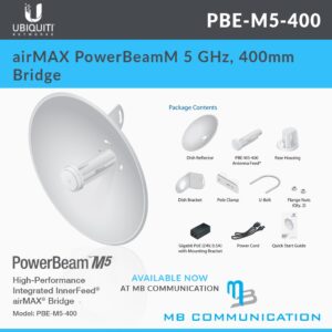 ubiquiti PowerBeam M5 PBE-M5-400,