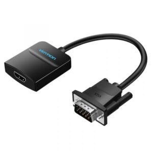Vention VGA TO HDMI CONVERTER WITH FEMALE MICRO USB AND AUDIO PORT