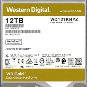 WD 12TB Gold Enterprise Class Hard Drive (WD121KRYZ)