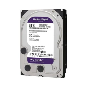 WD 6TB Hard Drive Purple Surveillance 64MB 5700rpm – (WD60PURZ)-
